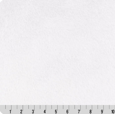 Luxe Cuddle Encore Snow Fabric - Soft & Plush Per Yard