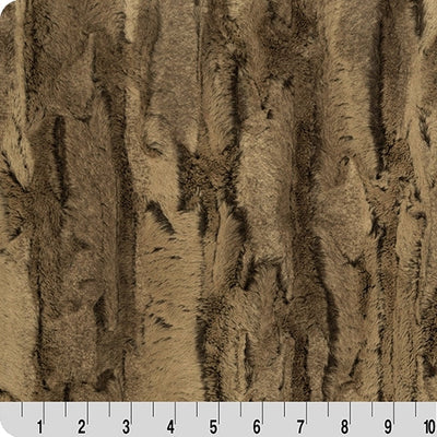Luxe Cuddle Forest Fox Chestnut Fabric - 58" - 60" per yard