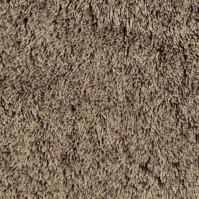 Tissu shaggy Luxe Cuddle froissé marron/beige par yard