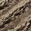Tissu shaggy Luxe Cuddle froissé marron/beige par yard