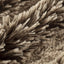 Tissu shaggy Luxe Cuddle froissé marron/beige par yard