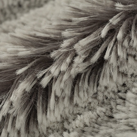 Luxe Cuddle Frosted Shaggy Graphite Fabric - 58"/60" per Yard