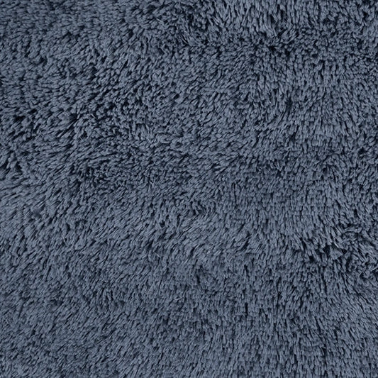 Tissu Luxe Cuddle Frosted Shaggy Navy/Bluebell par Yard