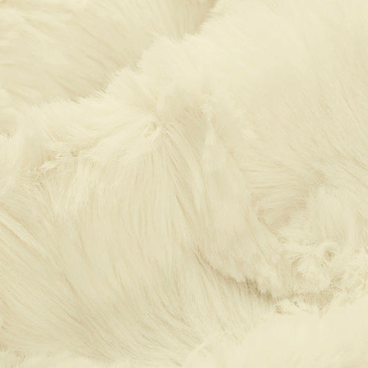 Tela Luxe Cuddle Glacier Ivory - 58" de ancho
