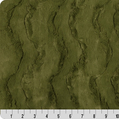 Luxe Cuddle Glacier Moss 58" Fabric per Yard