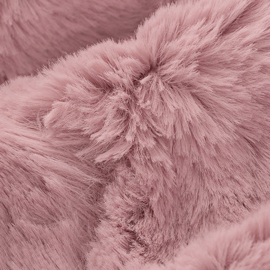 Luxe Cuddle Glacier Woodrose 58" Fabric per Yard