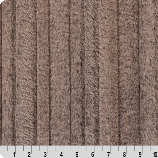 Tissu Luxe Cuddle Iced Vienna Chocolate - 58" par yard