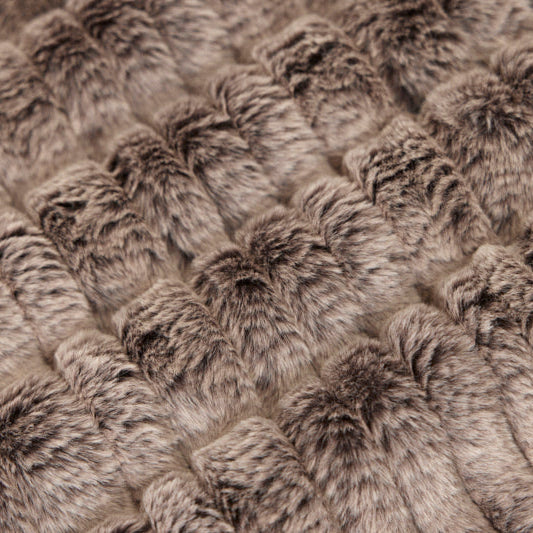 Tissu Luxe Cuddle Iced Vienna Chocolate - 58" par yard