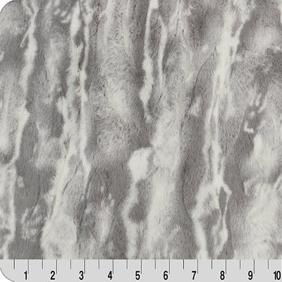 Steel Luxe Cuddle Jupiter Fabric - 58"/60" per Yard