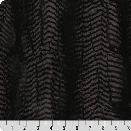 Black Luxe Cuddle Mamba Fabric - 58"/60" per yard