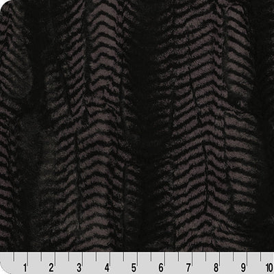 Tela Mamba Cuddle Luxe Negra - 58"/60" por yarda