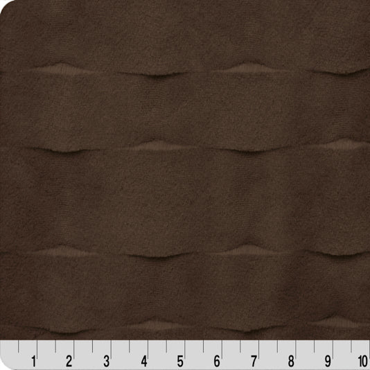 Tela de lujo Cuddle Marbella Truffle - 58" de ancho