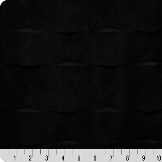 Luxe Cuddle Marbella Tela Negra - 58" de Ancho