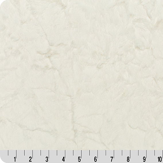 Luxe Cuddle Marble Ivory Fabric - 58" to 60" per Yard