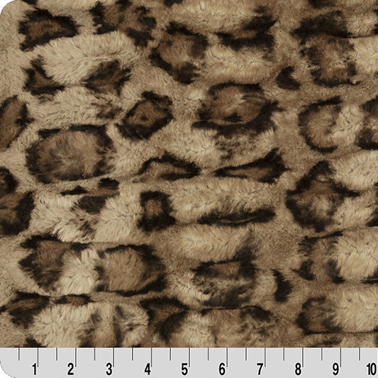 Acorn Luxe Cuddle Milan Clouded Leo Fabric - 58"/60" per Yard