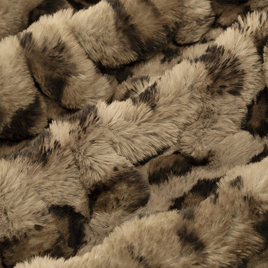 Acorn Luxe Cuddle Milan Clouded Leo Fabric - 58"/60" per Yard