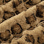 Tela Luxe Cuddle Milan Leopardo Nublado Avellana - 58"