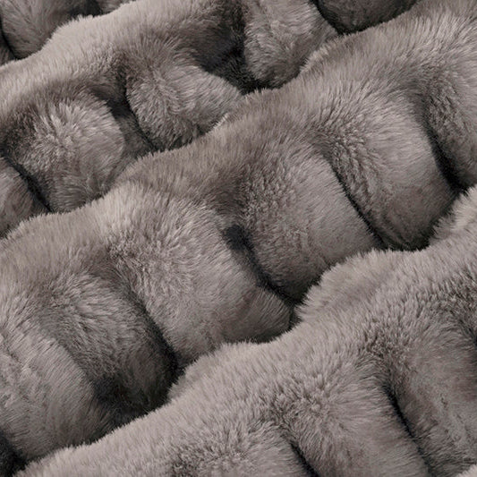 Tela Graphite Luxe Cuddle Milan Enzo por Yarda