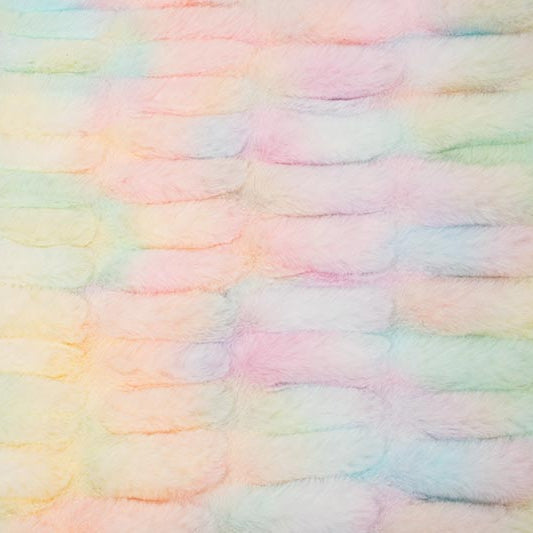 Tissu Pastel Luxe Cuddle Milan Gelato au mètre