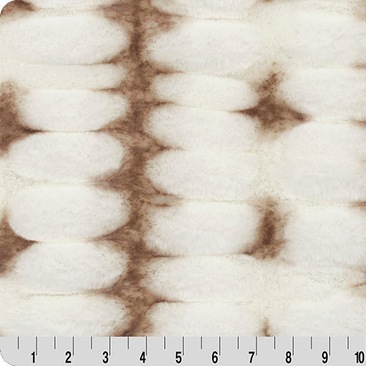 Tela Natural Luxe Cuddle Milan Luca - 58"/60" por Yarda