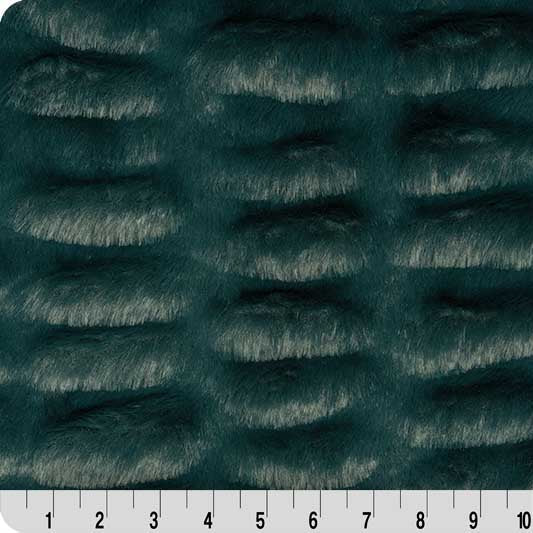 Luxe Cuddle Milan Spruce Fabric per Yard