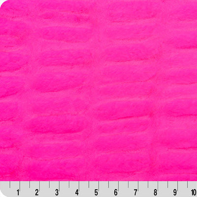Luxe Cuddle Milan Think Pink Fabric per Yard