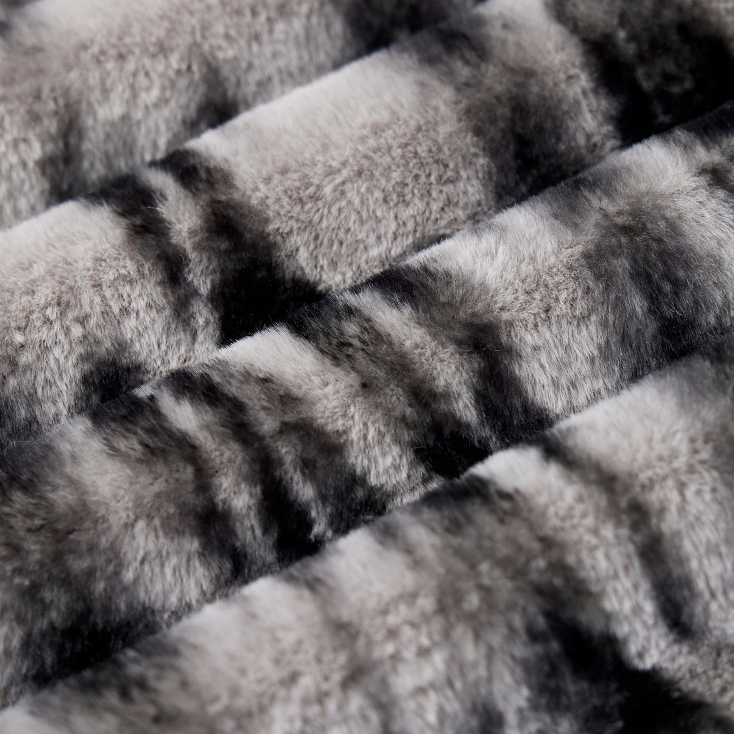Graphite/Black Luxe Cuddle Nube Fabric - 58"/60" per yard