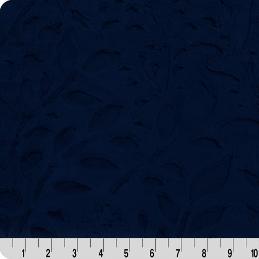 Tissu Luxe Cuddle Poppy Navy - 58" par yard