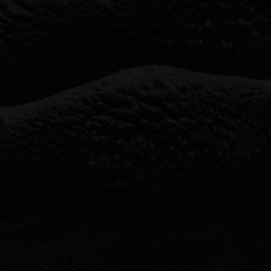 Luxe Cuddle Powderpuff Black Fabric - 58" Width