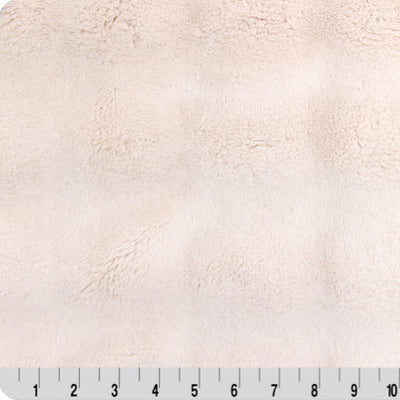 Luxe Cuddle Powderpuff Pearl Fabric - 58" Wide