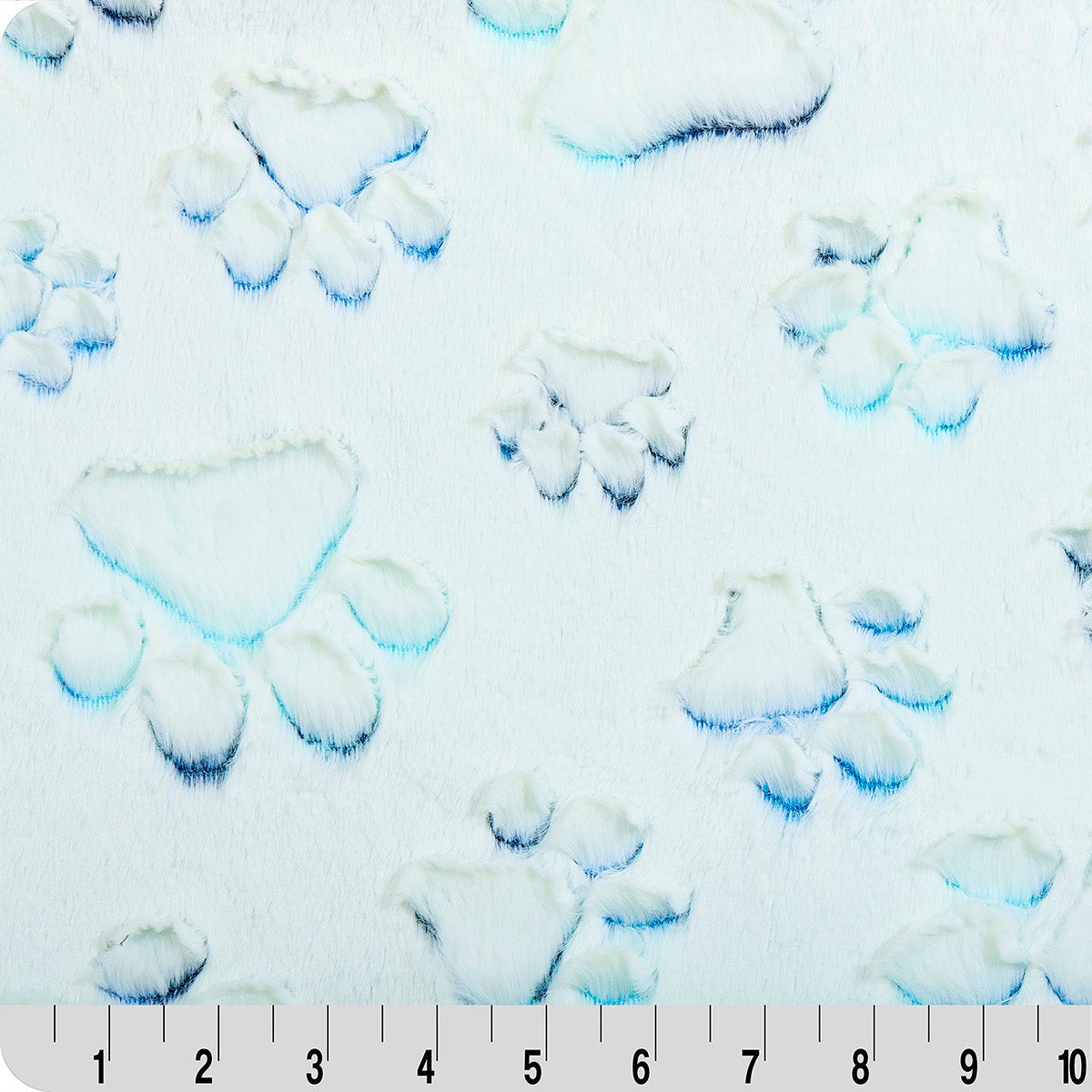 Luxe Cuddle Prism Paws Nautical Blue Fabric - 58"