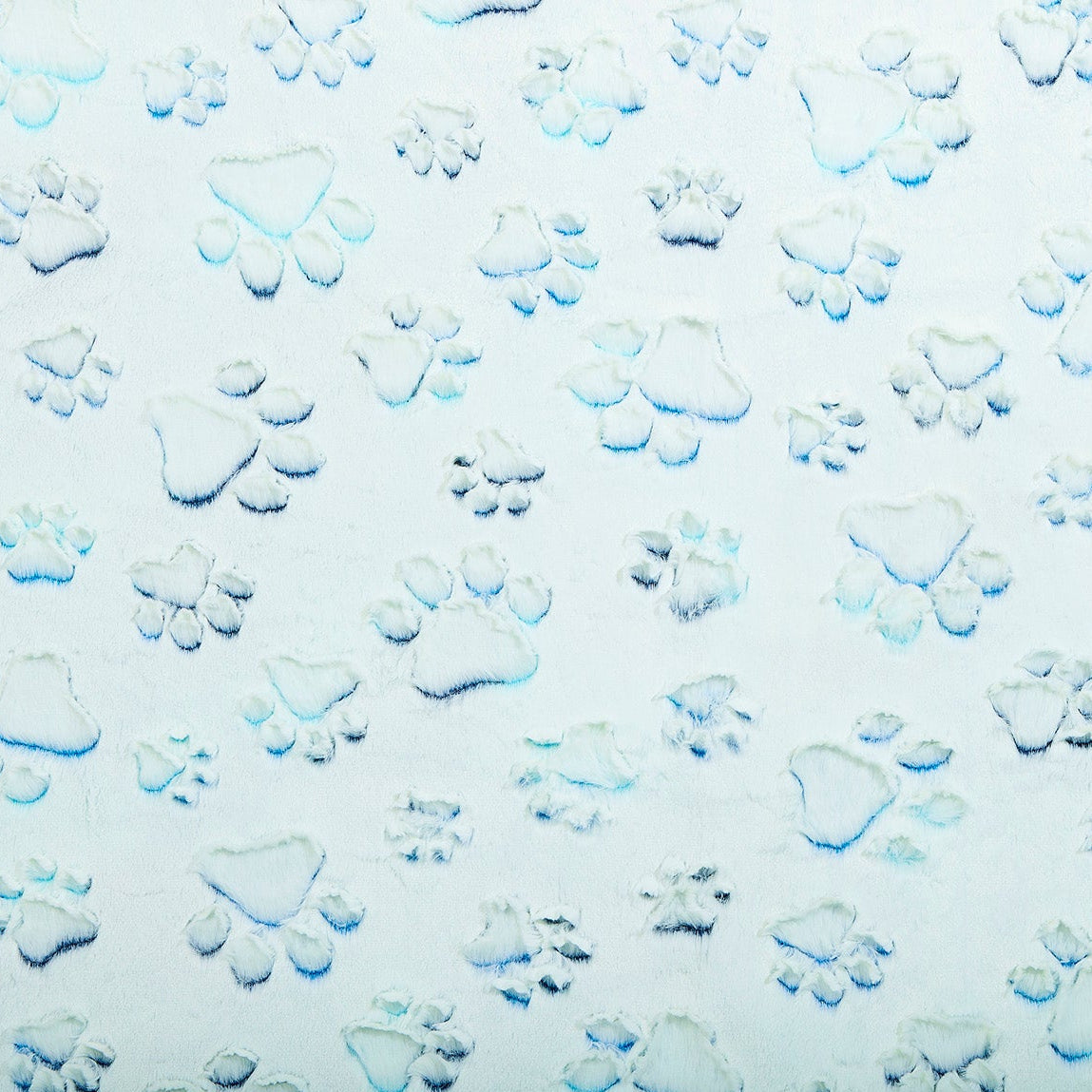 Luxe Cuddle Prism Paws Nautical Blue Fabric - 58"
