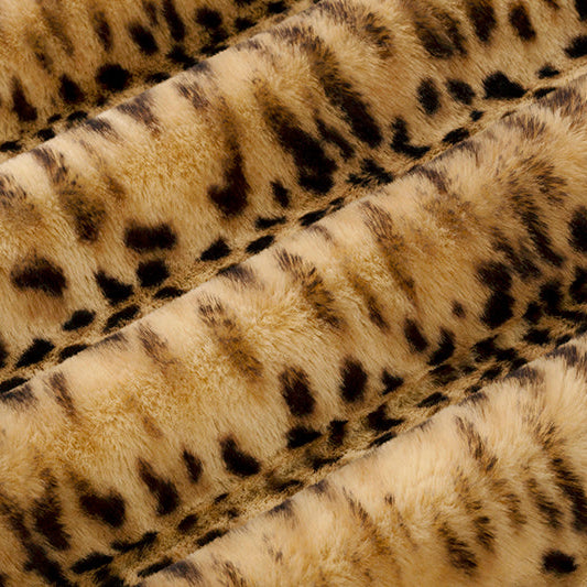 Tela Camel Luxe Cuddle Savanna 58"/60" por Yarda