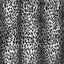 Snow/Black Luxe Cuddle Savanna Fabric - Premium Plush