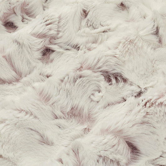 Luxe Cuddle Snowy Owl Elderberry Fabric - 58"