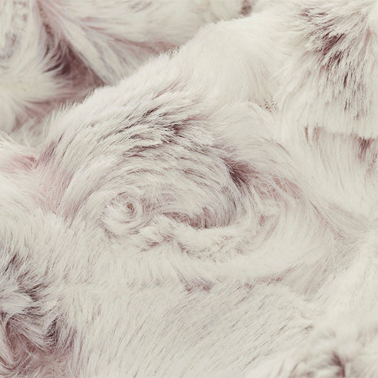Luxe Cuddle Snowy Owl Elderberry Fabric - 58"