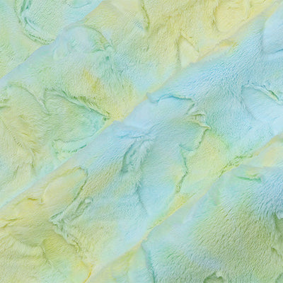 Tela de Mariposa Sorbet Luxe Cuddle de Limón Fizz - 58"/60" por yarda