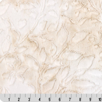 Luxe Cuddle Sorbet Poppy Pearlized Fabric - 58" Width