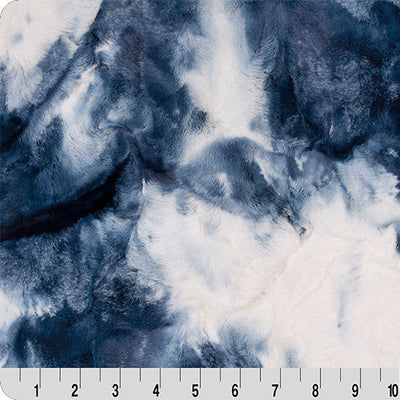 Blue Print Luxe Cuddle Sorbet Fabric - 58"/60" per yard