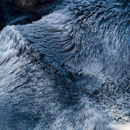 Tissu Luxe Cuddle Sorbet Imprimé Bleu - 58"/60" par yard