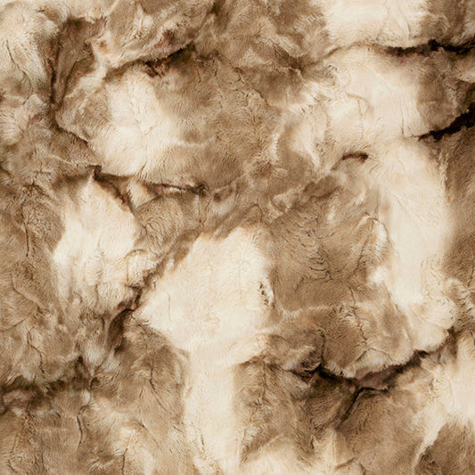 Coca Mocha Luxe Cuddle Sorbet Fabric - 58"/60" per Yard