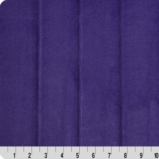 Tela Luxe Cuddle Sydney en color berenjena - 58" de ancho
