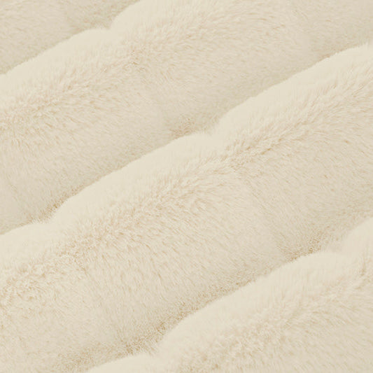 Luxe Cuddle Sydney Natural 58" Fabric per Yard
