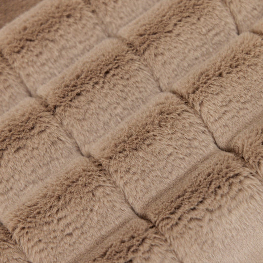 Tela Luxe Cuddle Sydney Simply Taupe - 58" de ancho