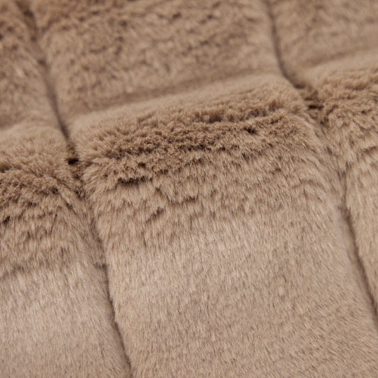 Tela Luxe Cuddle Sydney Simply Taupe - 58" de ancho