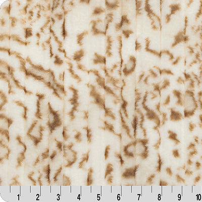 Cappuccino Luxe Cuddle Bengal Fabric - 58"/60" per yard