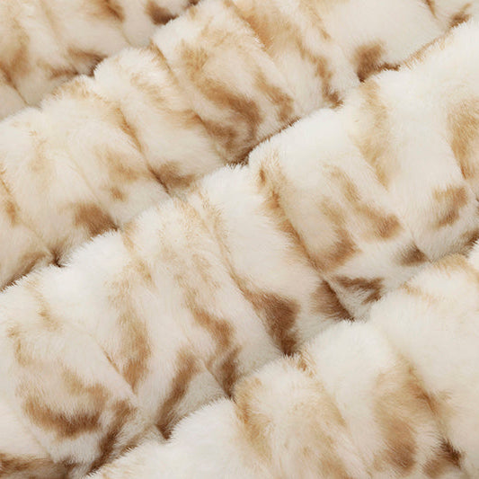 Cappuccino Luxe Cuddle Bengal Fabric - 58"/60" per yard