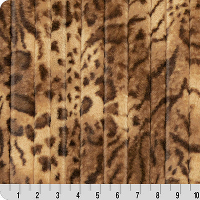 Pecan Luxe Cuddle Vienna Bengal Fabric per Yard