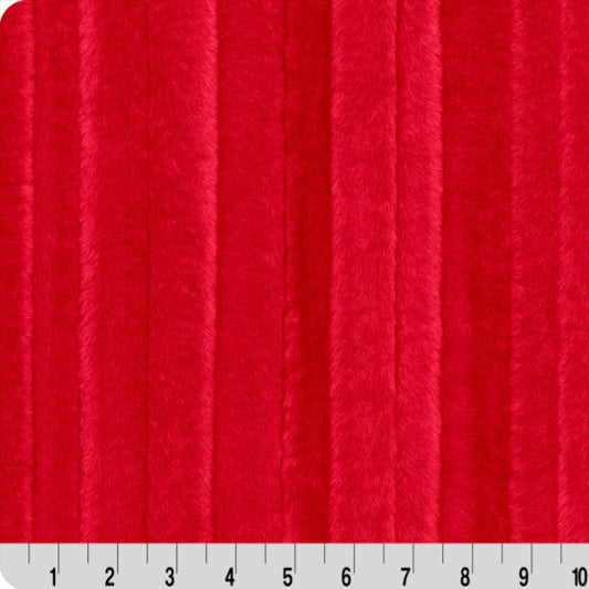 Luxe Cuddle Vienna Cardinal 58" Fabric per Yard