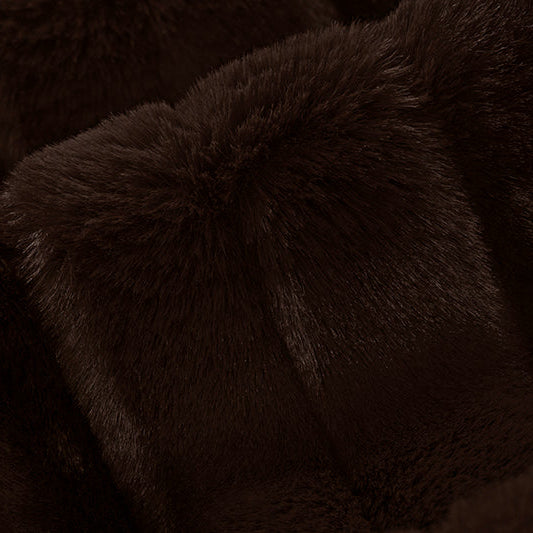 Tissu Luxe Cuddle Vienna Espresso 58" par yard